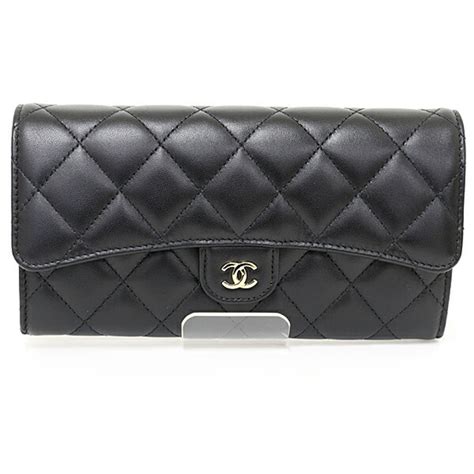 Chanel Classic Flap Long Wallet Black (AP0241) 